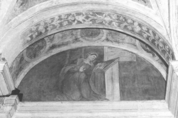 Annunciata (dipinto) di Fiumicelli Ludovico, Melloni Giovanni Pietro (sec. XVI)