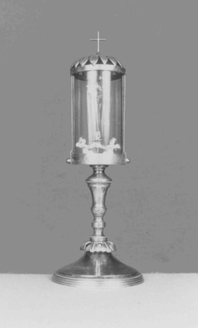 fiala di pellegrinaggio - bottega veneta (primo quarto sec. XX)