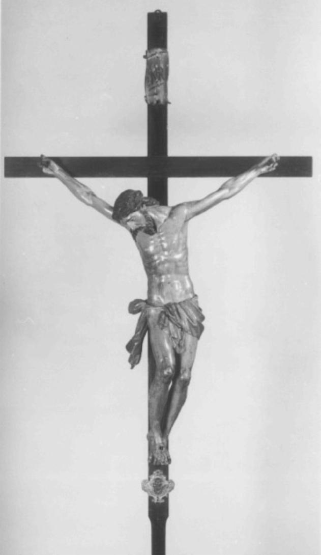 croce processionale - ambito veneto (prima metà sec. XVIII)