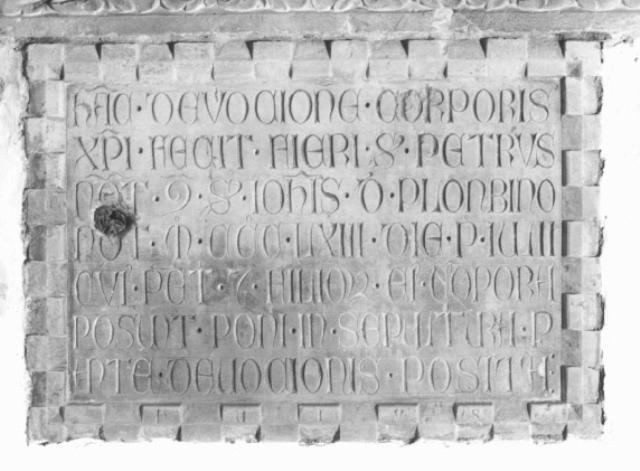 lapide - ambito veneto (sec. XIV)