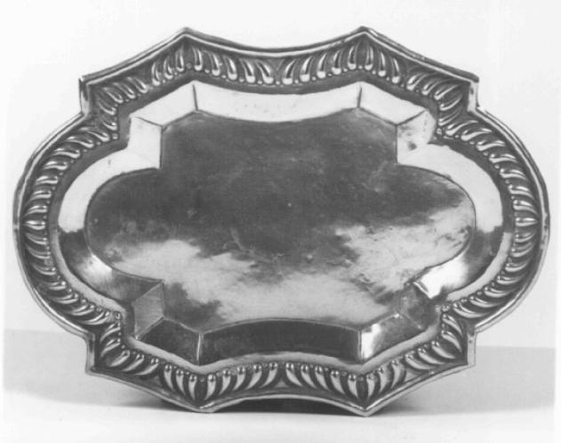 vassoio porta ampolline - ambito veneto (prima metà sec. XVIII)