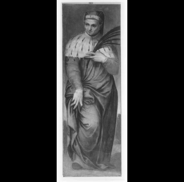 San Cosma (dipinto) di Zelotti Giambattista (attribuito) (sec. XVI)