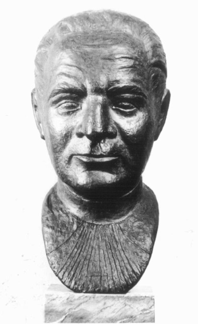 busto ritratto del professor Carlo Diano (scultura) di De Buzzaccarini Augusta detto Galastena (sec. XX)