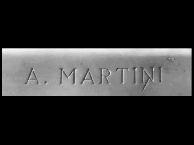 base di scultura di Martini Arturo (sec. XX)