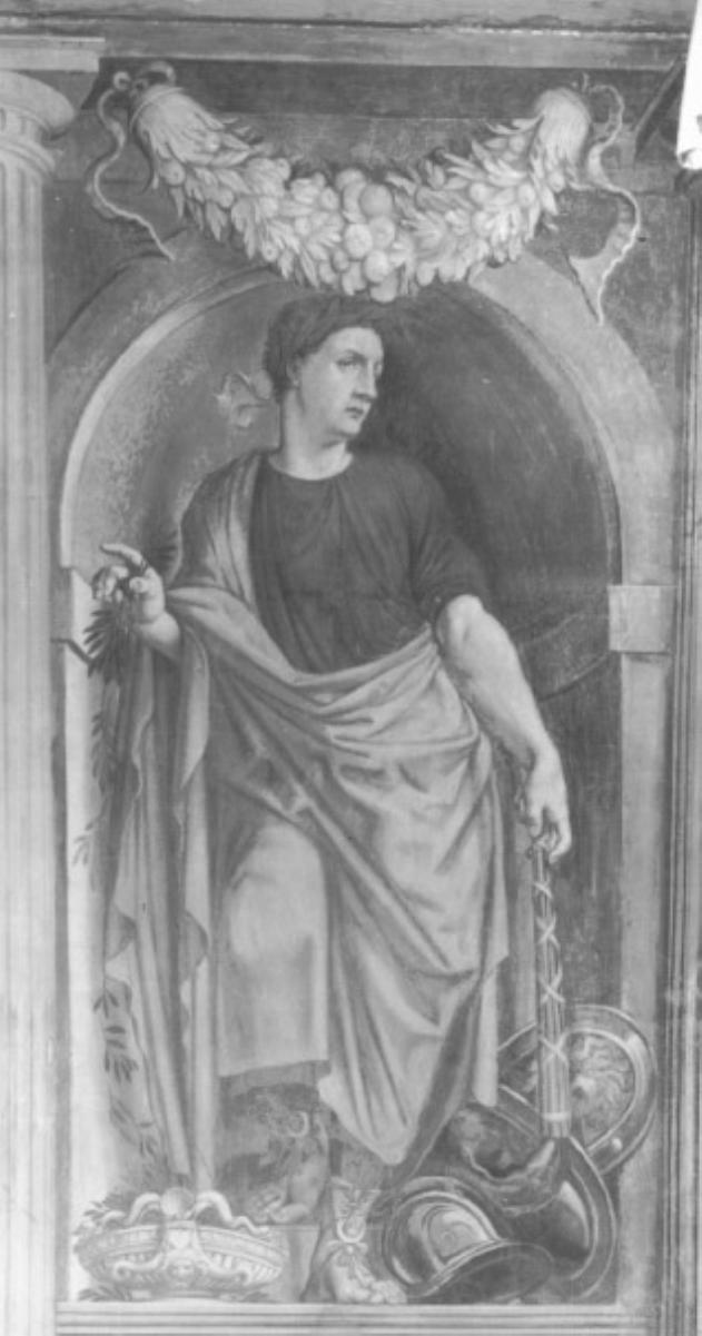 Cesare Ottaviano Augusto (dipinto) di Campagnola Domenico (sec. XVI)