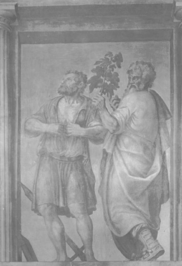 Catone Uticense/ Catone il censore (dipinto) di Stefano Dall'arzere (sec. XVI)