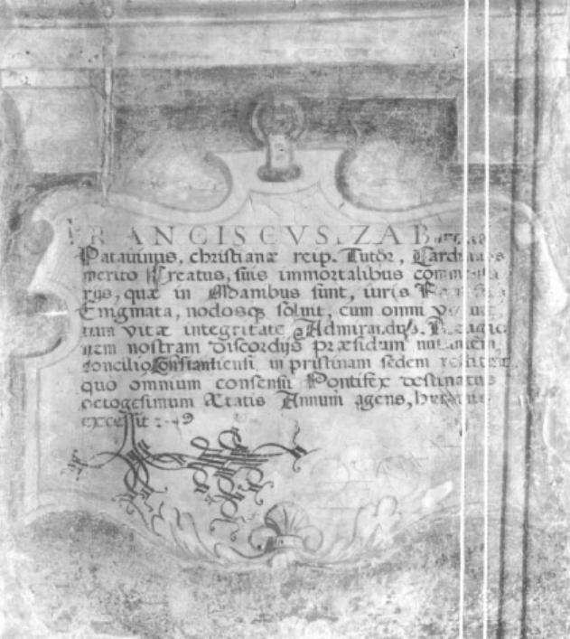 cartiglio (dipinto) di Pociviani Francesco detto Mauro (sec. XVI)