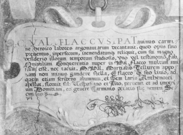 cartiglio (dipinto) di Pociviani Francesco detto Mauro (sec. XVI)