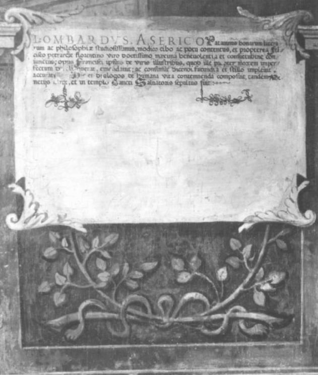 cartiglio (dipinto) di Pociviani Francesco detto Mauro (sec. XVI)