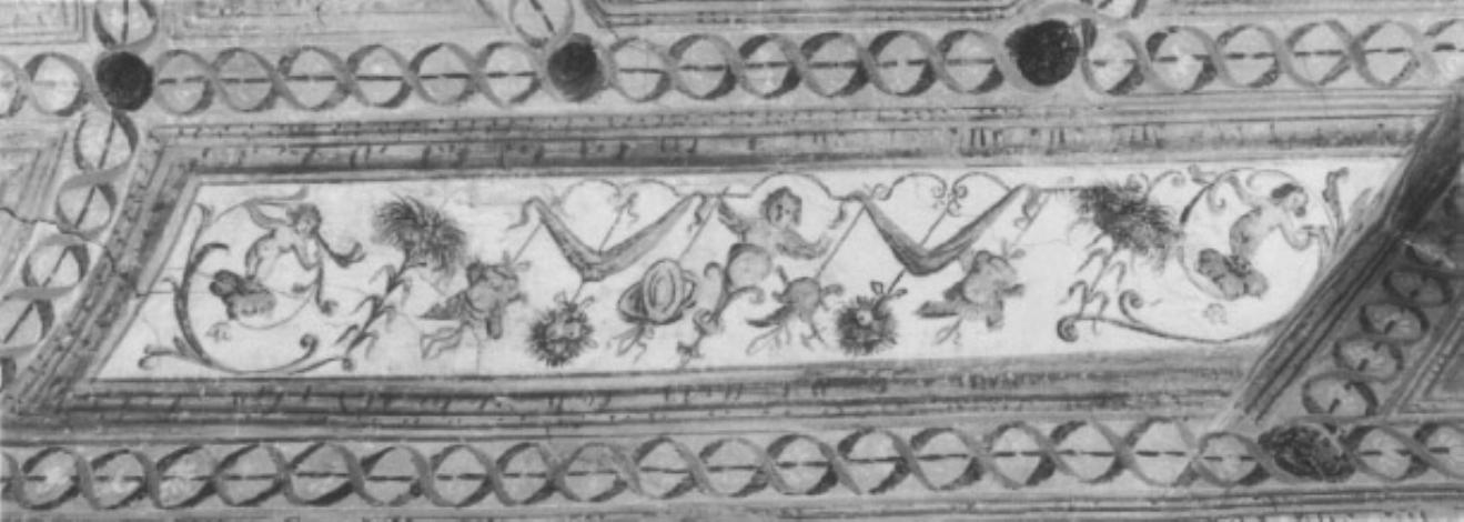 motivi decorativi a grottesche (dipinto) - ambito veneto (sec. XVII)