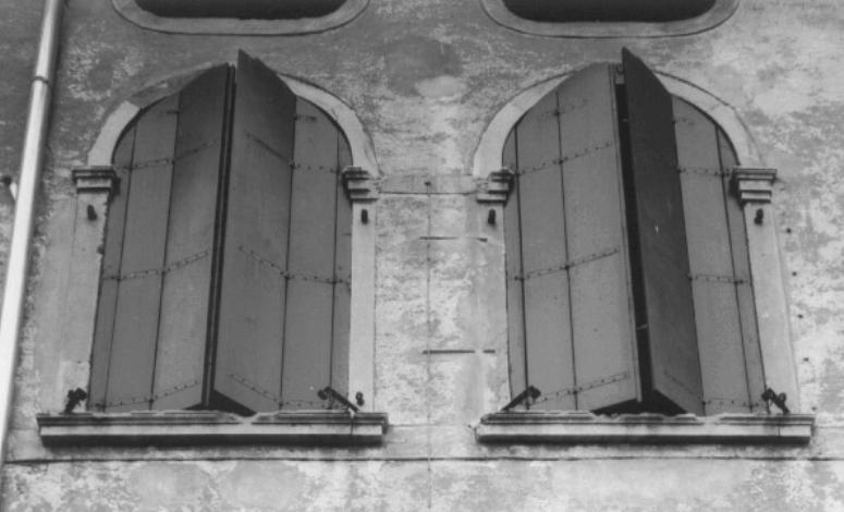 mostra di finestra - ambito veneto (sec. XVIII)