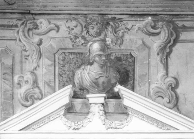 busto di guerriero (dipinto) di Tiepolo Giovanni Battista (scuola) (sec. XVIII)