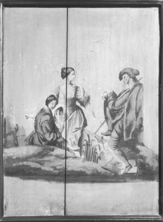capriccio con figure (dipinto) di Griselini Francesco (sec. XVIII)