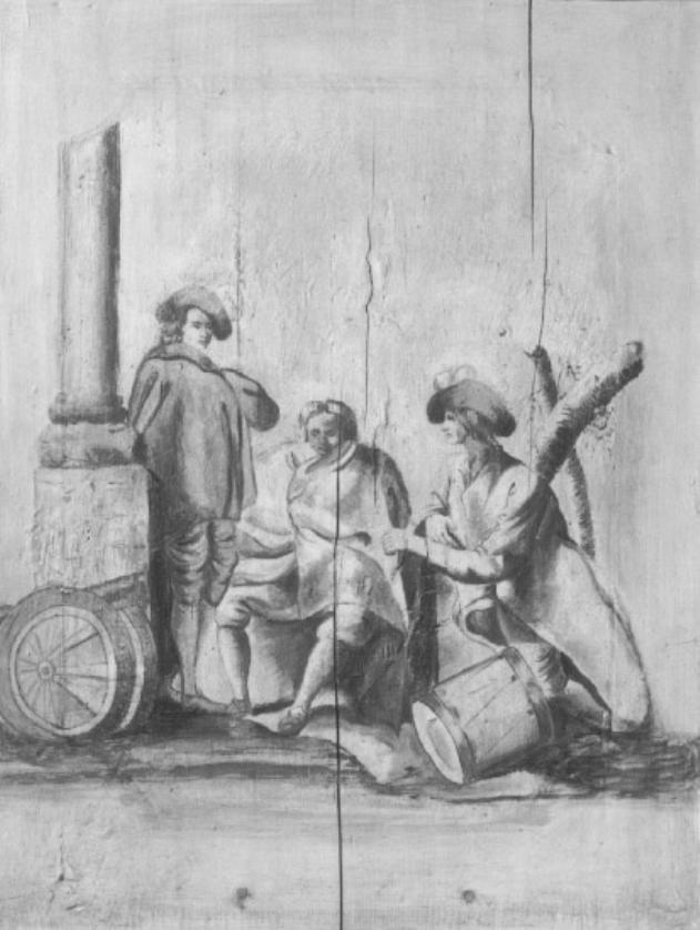 Rovine con figure (dipinto) di Griselini Francesco (sec. XVIII)