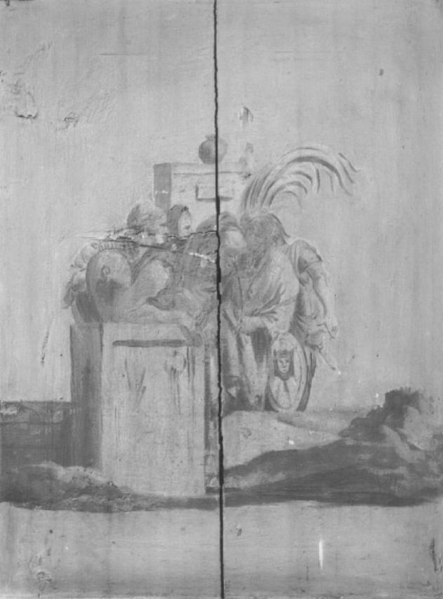 Rovine con figure (dipinto) di Griselini Francesco (sec. XVIII)