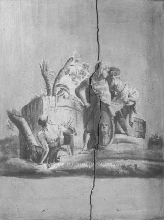 capriccio con figure (dipinto) di Griselini Francesco (sec. XVIII)