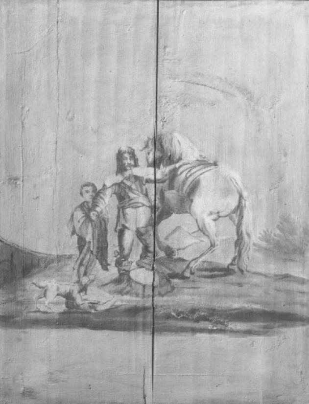 capriccio con figure (dipinto) di Griselini Francesco (sec. XVIII)