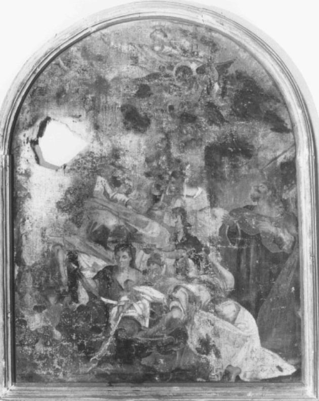 natività della Madonna (dipinto) - ambito veneto (sec. XVII)