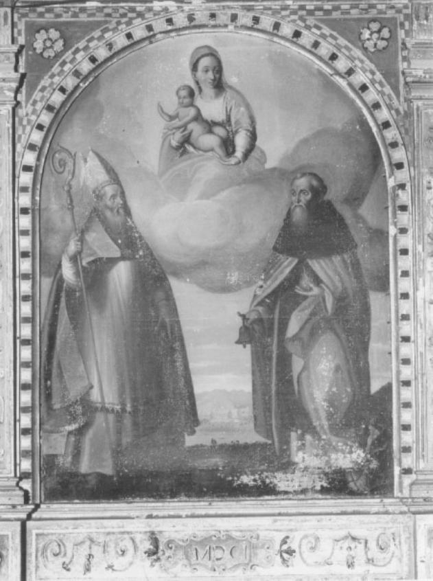 Madonna con Bambino tra San Floriano Abate (dipinto) di Frigimelica Francesco (bottega) (sec. XVII)