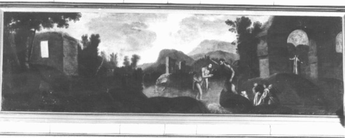 Battesimo di Cristo (dipinto) di Vernigo Girolamo Detto Girolamo Dai Paesi (sec. XVII)