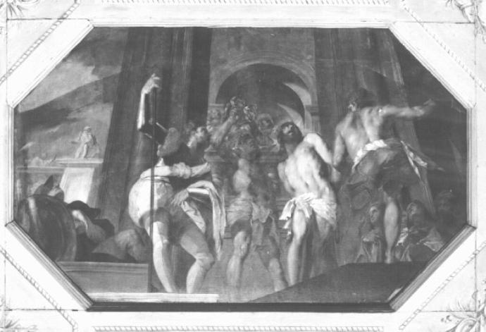 Flagellazione (dipinto) di Maffei Francesco (sec. XVII)