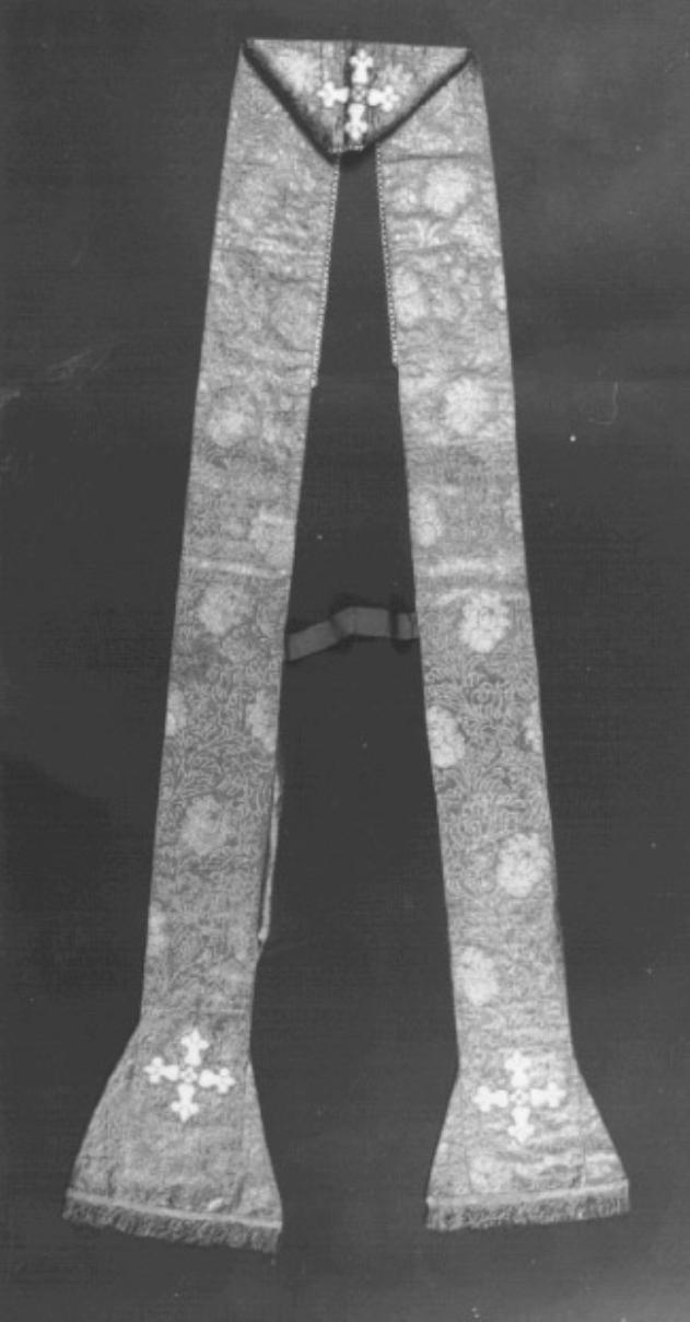 elementi vegetali (stola) - ambito veneto (prima metà sec. XIX)