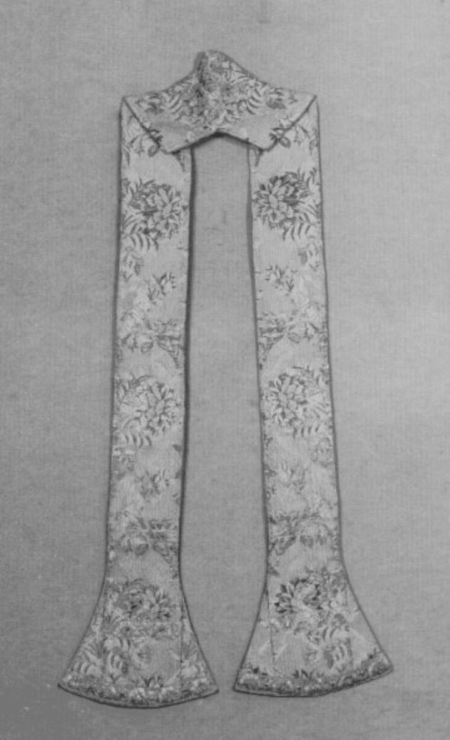 stola - ambito veneto (seconda metà sec. XVIII)