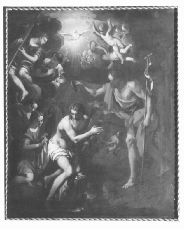 battesimo di Cristo (dipinto) - ambito bolognese (prima metà sec. XVII)
