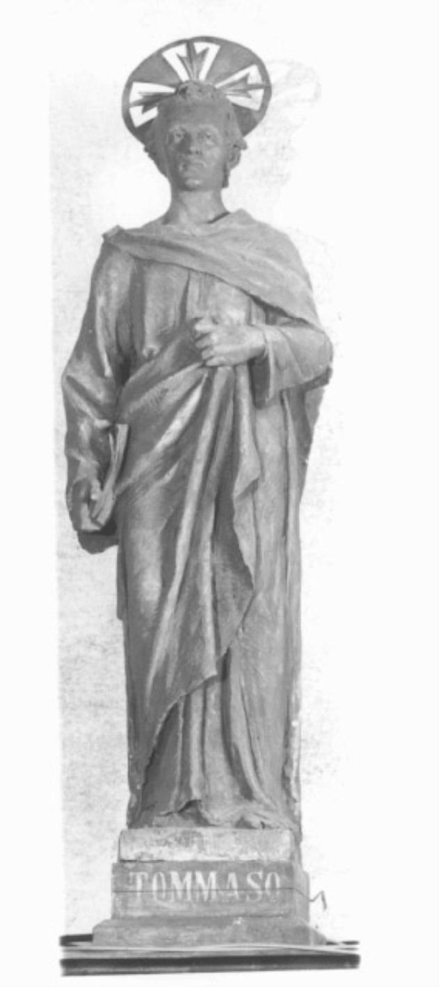 San Tommaso (statua) di Cannella Renzo (attribuito) (prima metà sec. XX)