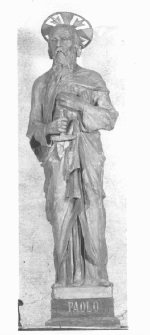 San Paolo (statua) di Cannella Renzo (attribuito) (prima metà sec. XX)
