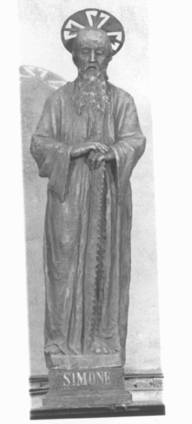 San Simone (statua) di Cannella Renzo (attribuito) (prima metà sec. XX)