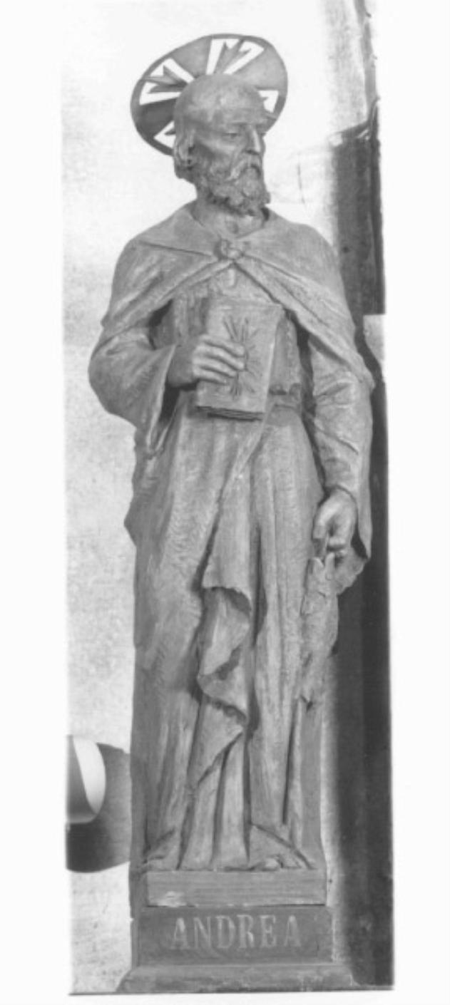 Sant'Andrea (statua) di Cannella Renzo (attribuito) (prima metà sec. XX)