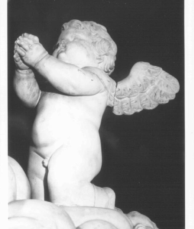 angelo adorante (statua) - ambito padovano (seconda metà sec. XVII)