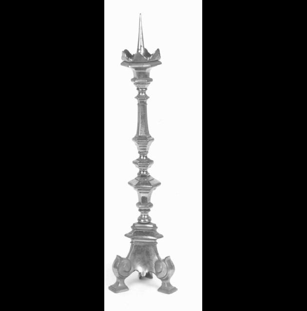 candeliere d'altare, serie - ambito veneto (prima metà sec. XX)