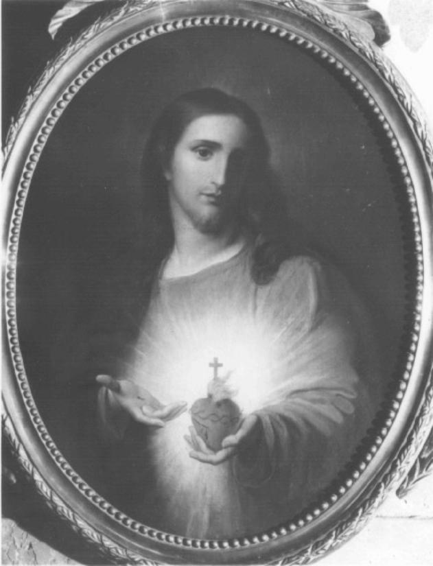 Sacro Cuore di Gesù (dipinto) - ambito veneto (seconda metà sec. XIX)