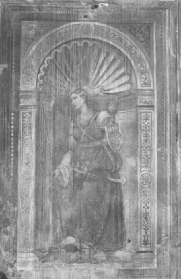 allegoria della Fede (dipinto) di Tessari Girolamo detto Girolamo Dal Santo (sec. XVI)
