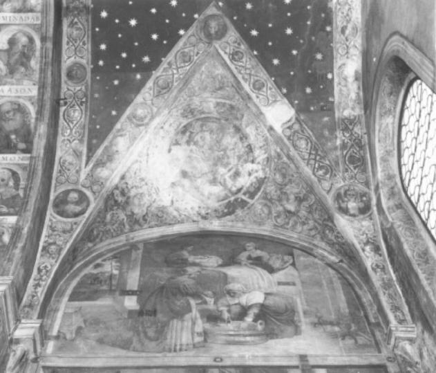 profeta Geremia (dipinto) di Tessari Girolamo detto Girolamo Dal Santo (sec. XVI)