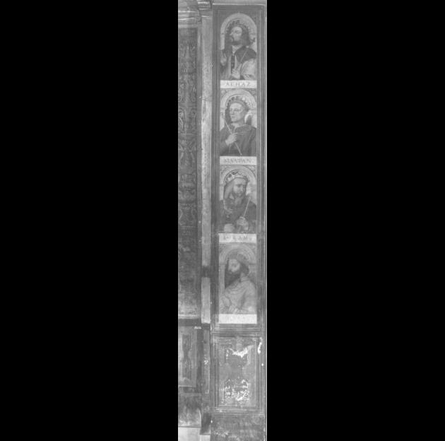 motivi decorativi a candelabra (dipinto) di Tessari Girolamo detto Girolamo Dal Santo (sec. XVI)