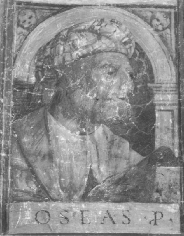 profeta Osea (dipinto) di Tessari Girolamo detto Girolamo Dal Santo (sec. XVI)