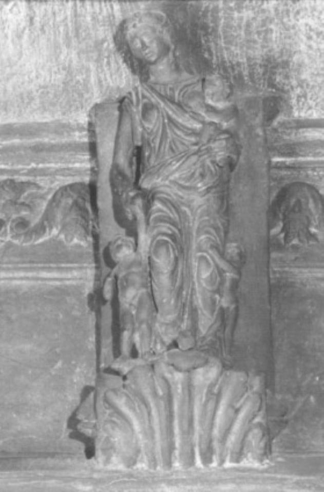 allegoria della Carità (statuetta) di Briosco Andrea Detto Riccio (sec. XV)