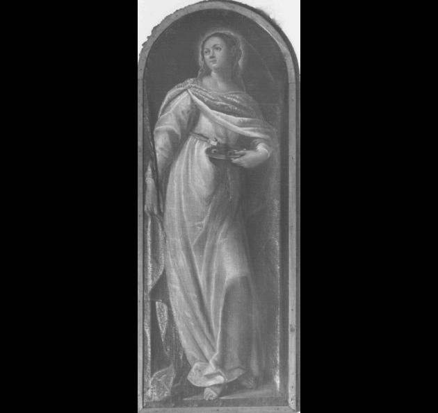 Santa Lucia (dipinto) di Bissoni Giovan Battista (sec. XVII)