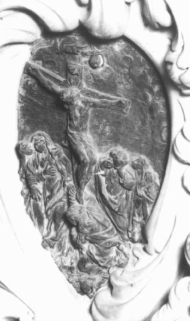 La crocifissione di Cristo (rilievo, ciclo) di Bonazza Giovanni (sec. XVIII)