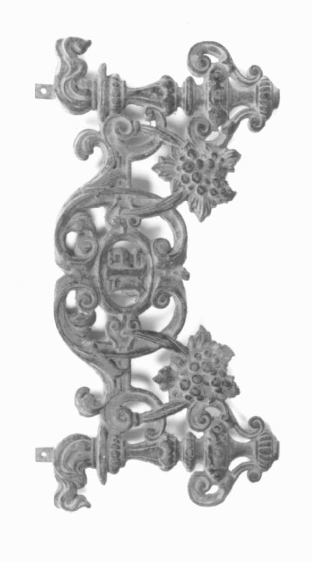 cancello di balaustrata, frammento - ambito veneto (seconda metà sec. XIX)