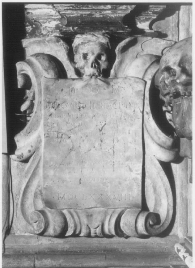 lapide di Parodi Filippo (attribuito) - ambito veneto (sec. XVII)