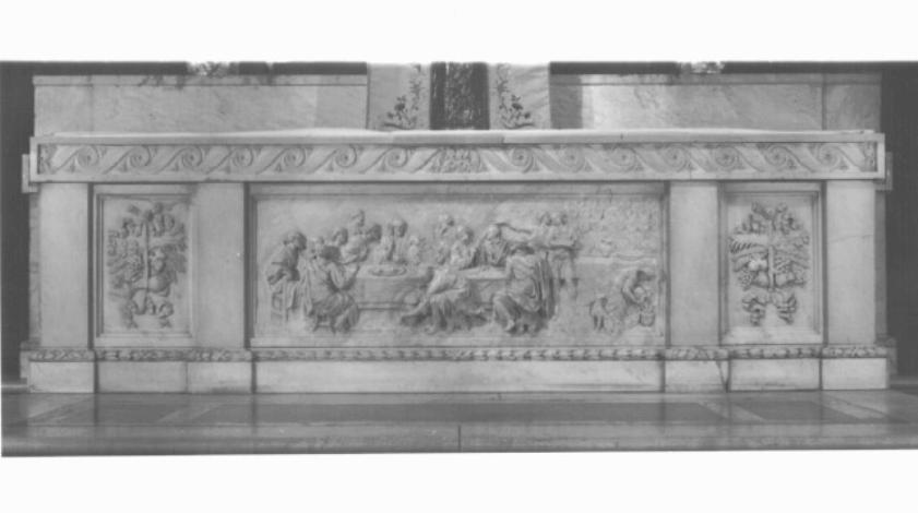 mensa d'altare, elemento d'insieme di Salucci Giambattista, Noale Antonio (primo quarto sec. XIX)