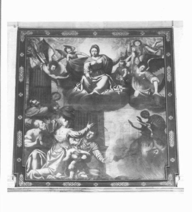Visione della madre del Beato Franco Lippi (dipinto) di Ruschi Francesco (sec. XVII)