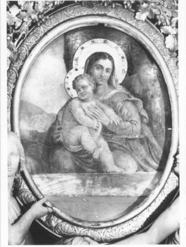 Madonna con Gesù Bambino (dipinto) di Stefano Dall'arzere (sec. XVI)