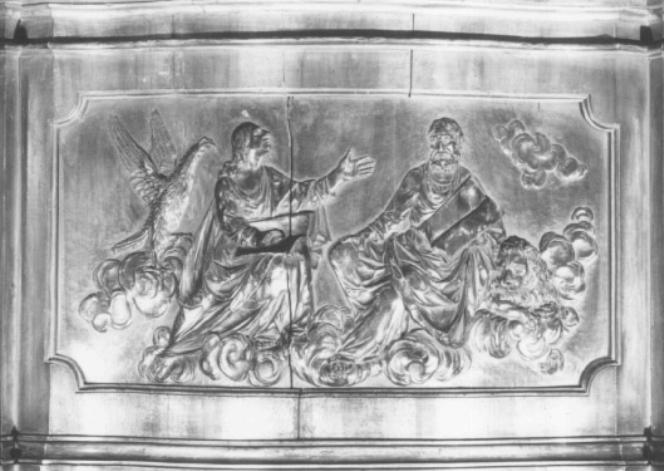 San Giovanni Evangelista; San Marco (rilievo) di Gloria Giovanni (attribuito) - ambito padovano (sec. XVIII)