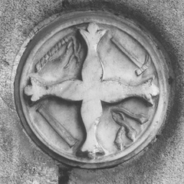 croce con simboli della Passione (rilievo) di Frigimelica Girolamo - ambito veneto (sec. XVIII)