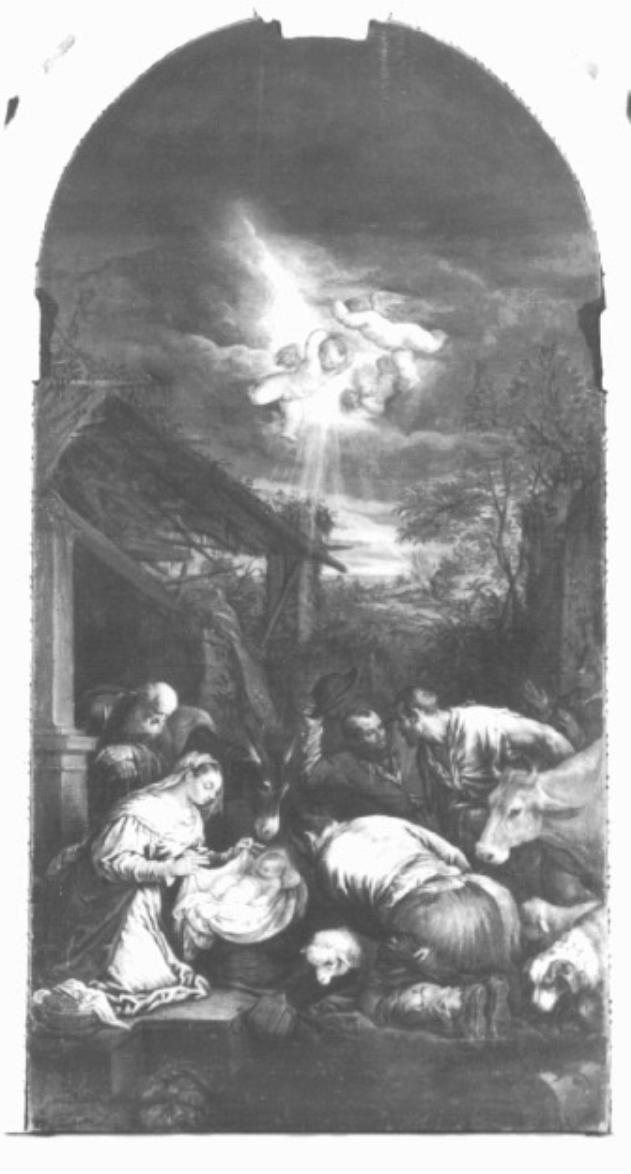 adorazione dei pastori (dipinto) di Dal Ponte Francesco detto Francesco Bassano il Giovane (seconda metà sec. XVI)